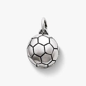 james avery sterling silver soccer ball bracelet charm